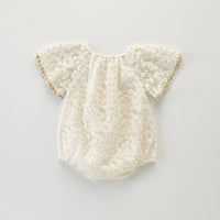 Load image into Gallery viewer, Baby Girls Flower Embroidered Rompers Wholesale 220418409
