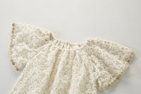 Load image into Gallery viewer, Baby Girls Flower Embroidered Rompers Wholesale 220418409
