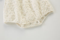 Load image into Gallery viewer, Baby Girls Flower Embroidered Rompers Wholesale 220418409
