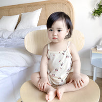 Load image into Gallery viewer, Baby Girls Flower Fruit Print Rompers Wholesale 220418411
