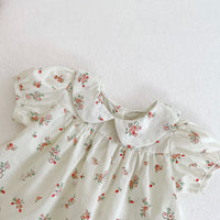 Load image into Gallery viewer, 2 Pieces Set Baby Kid Girls Flower Print Tops And Shorts Wholesale 220418427

