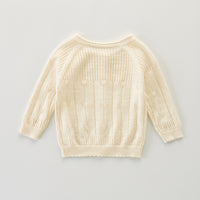 Load image into Gallery viewer, Baby Kid Girls Solid Color Crochet Cardigan Wholesale 220418431
