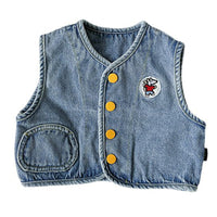 Load image into Gallery viewer, Baby Boys Animals Embroidered Vests Waistcoats Wholesale 220418464
