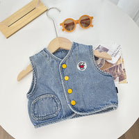 Load image into Gallery viewer, Baby Boys Animals Embroidered Vests Waistcoats Wholesale 220418464
