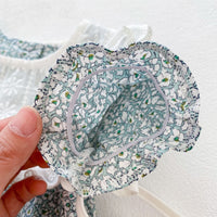 Load image into Gallery viewer, Baby Kid Girls Flower Print Rompers Dresses Wholesale 220418470
