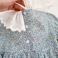 Load image into Gallery viewer, Baby Kid Girls Flower Print Rompers Dresses Wholesale 220418470
