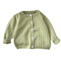 Load image into Gallery viewer, Baby Girls Solid Color Cardigan Wholesale 220418520
