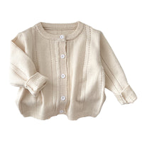 Load image into Gallery viewer, Baby Girls Solid Color Cardigan Wholesale 220418520
