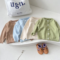 Load image into Gallery viewer, Baby Girls Solid Color Cardigan Wholesale 220418520
