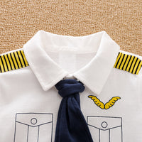 Load image into Gallery viewer, Baby Boys Striped Color-blocking Checked Bow Print Birthday Jumpsuits Wholesale 220418552
