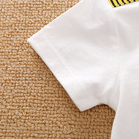 Load image into Gallery viewer, Baby Boys Striped Color-blocking Checked Bow Print Birthday Jumpsuits Wholesale 220418552
