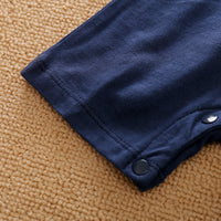 Load image into Gallery viewer, Baby Boys Striped Color-blocking Checked Bow Print Birthday Jumpsuits Wholesale 220418552
