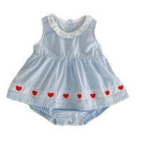 Load image into Gallery viewer, Baby Girls Love heart Print Rompers Wholesale 220418570
