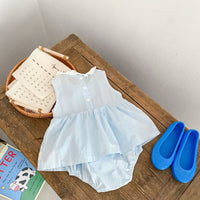 Load image into Gallery viewer, Baby Girls Love heart Print Rompers Wholesale 220418570
