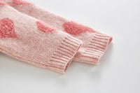 Load image into Gallery viewer, Baby Girls Love heart Crochet Print Cardigan Rompers Wholesale 22041858
