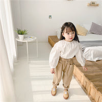 Load image into Gallery viewer, Baby Kid Girls Solid Color Pants Wholesale 22041866
