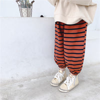 Load image into Gallery viewer, Baby Kid Girls Boys Striped Color-blocking Pants Wholesale 22041867
