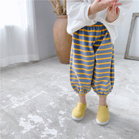 Load image into Gallery viewer, Baby Kid Girls Boys Striped Color-blocking Pants Wholesale 22041867
