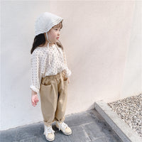 Load image into Gallery viewer, Baby Kid Girls Polka dots Print Tops Wholesale 22041874
