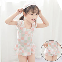 Load image into Gallery viewer, Baby Kid Girls Love heart Print Swimwears Dresses Wholesale 22041904
