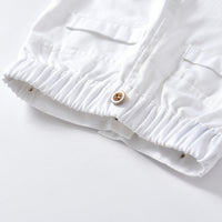 Load image into Gallery viewer, 2 Pieces Set Baby Kid Boys Birthday Party Bow Shirts And Solid Color Jumpsuits Wholesale 22041909
