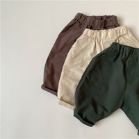 Load image into Gallery viewer, Baby Kid Unisex Solid Color Pants Wholesale 220419110
