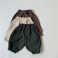 Load image into Gallery viewer, Baby Kid Unisex Solid Color Pants Wholesale 220419110
