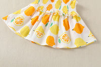 Load image into Gallery viewer, 3 Pieces Set Baby Girls Fruit Print Tank Tops Shorts And Bow Headwear Wholesale 22041912
