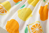 Load image into Gallery viewer, 3 Pieces Set Baby Girls Fruit Print Tank Tops Shorts And Bow Headwear Wholesale 22041912
