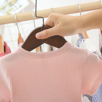 Load image into Gallery viewer, Baby Girls Color-blocking Muslin&amp;Ribbed Dresses Wholesale 22041915
