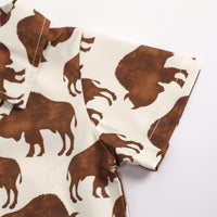 Load image into Gallery viewer, 2 Pieces Set Baby Kid Boys Cartoon Print Shirts And Solid Color Shorts Wholesale 220419174
