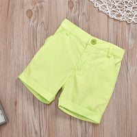 Load image into Gallery viewer, 2 Pieces Set Baby Kid Boys Dinosaur Cartoon Print Shirts And Solid Color Shorts Wholesale 22041922
