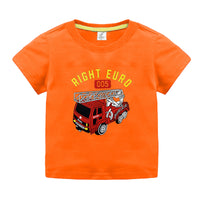 Load image into Gallery viewer, Baby Kid Big Kid Boys Letters Car Print T-Shirts Wholesale 22041925
