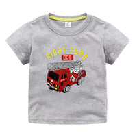 Load image into Gallery viewer, Baby Kid Big Kid Boys Letters Car Print T-Shirts Wholesale 22041925
