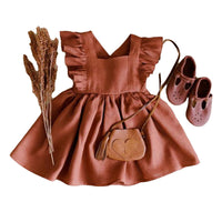 Load image into Gallery viewer, Baby Kid Girls Solid Color Dresses Wholesale 22041936
