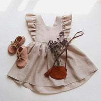 Load image into Gallery viewer, Baby Kid Girls Solid Color Dresses Wholesale 22041936
