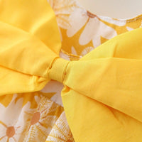 Load image into Gallery viewer, Baby Kid Girls Flower Bow Print Dresses Wholesale 22041939
