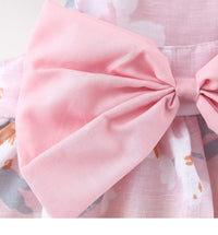 Load image into Gallery viewer, Baby Kid Girls Flower Bow Print Dresses Wholesale 22041939
