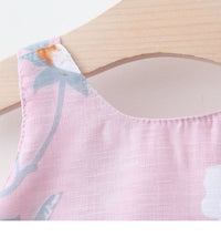 Load image into Gallery viewer, Baby Kid Girls Flower Bow Print Dresses Wholesale 22041939
