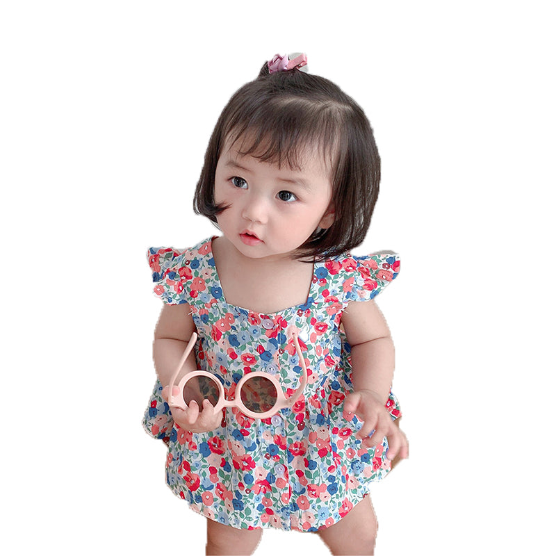Baby Kid Girls Print Tank Tops Wholesale 22041950