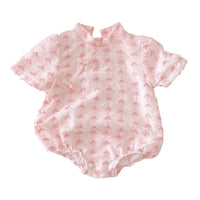Load image into Gallery viewer, Baby Girls Embroidered Rompers Wholesale 22041962
