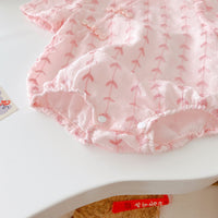 Load image into Gallery viewer, Baby Girls Embroidered Rompers Wholesale 22041962
