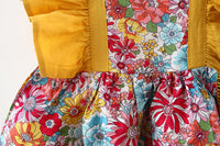 Load image into Gallery viewer, Baby Kid Girls Flower Print Dresses And Hats Wholesale 22041966
