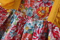 Load image into Gallery viewer, Baby Kid Girls Flower Print Dresses And Hats Wholesale 22041966
