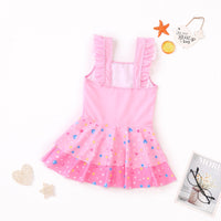 Load image into Gallery viewer, Kid Big Kid Girls Rainbow Cartoon Print Swimwears Wholesale 22041972

