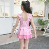 Load image into Gallery viewer, Kid Big Kid Girls Rainbow Cartoon Print Swimwears Wholesale 22041972
