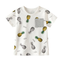 Load image into Gallery viewer, Baby Kid Unisex Letters Fruit Dinosaur Car Print T-Shirts Wholesale 22041981
