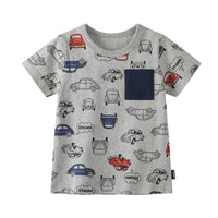 Load image into Gallery viewer, Baby Kid Unisex Letters Fruit Dinosaur Car Print T-Shirts Wholesale 22041981
