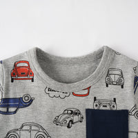 Load image into Gallery viewer, Baby Kid Unisex Letters Fruit Dinosaur Car Print T-Shirts Wholesale 22041981
