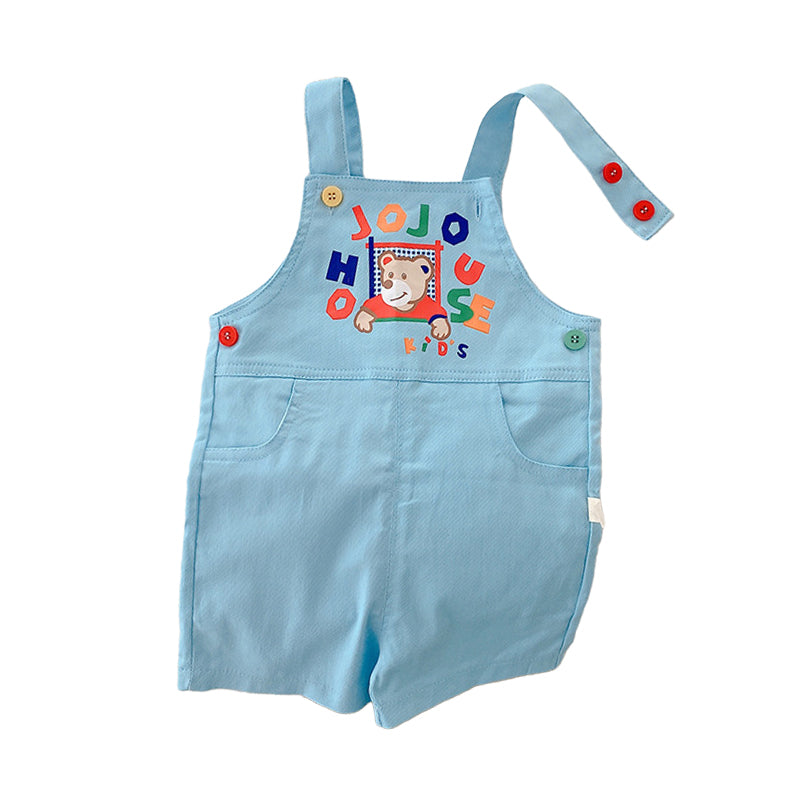 3 Pieces Set Baby Kid Unisex Cartoon T-Shirts Shorts And Jumpsuits Wholesale 22041994